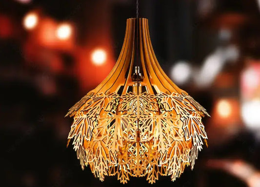 A unique design pendant light “Maple Leaf”