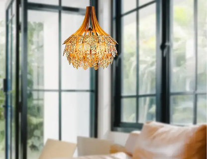 A unique design pendant light “Maple Leaf”