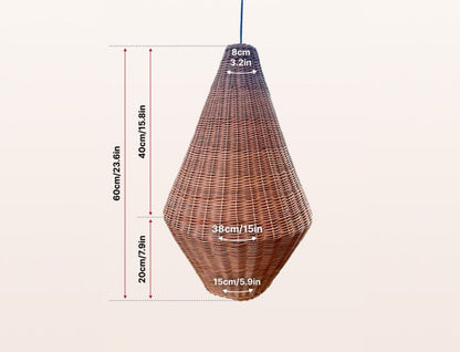 Geometrical shaped pendant lights